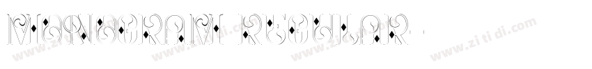 Monogram Regular字体转换